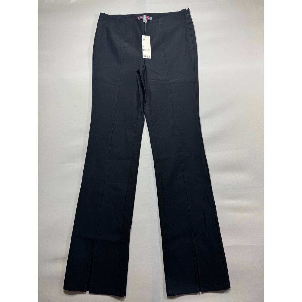 NWT Urban Outfitters Women's Slit Front Black Bootcut Dress Pants -10 (31x33.5)*